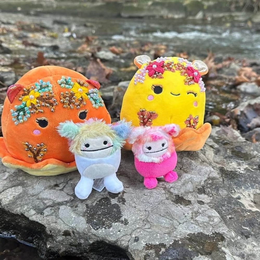 Hailey the Pink BIG FOOT SQUISHVILLE by Squishmallows 3” NWOT 💕🌸💐 - Picture 16 of 16